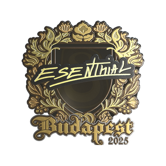 Sticker | esenthial (Gold) | Budapest 2025 CS2 skin