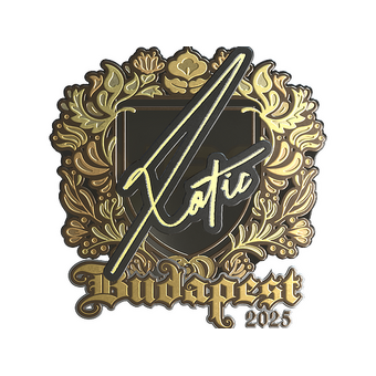 Sticker | XotiC (Gold) | Budapest 2025 CS2 skin