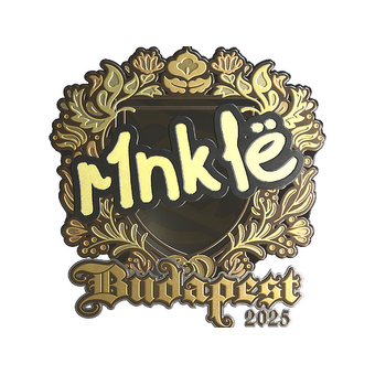 Sticker | r1nkle (Gold) | Budapest 2025 CS2 skin