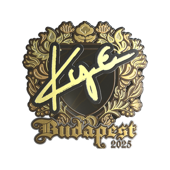 Sticker | kye (Gold) | Budapest 2025 CS2 skin
