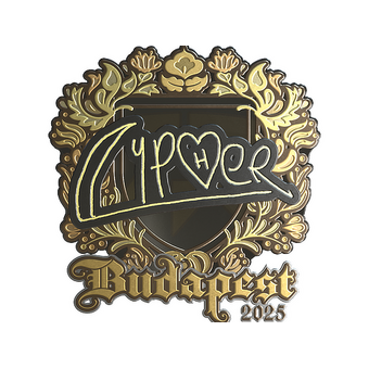 Sticker | Cypher (Gold) | Budapest 2025 CS2 skin