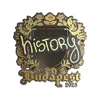Sticker | History (Gold) | Budapest 2025 CS2 skin