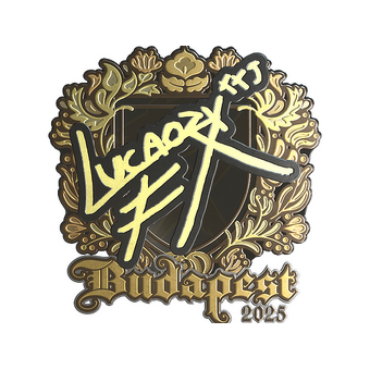 Sticker | Lucaozy (Gold) | Budapest 2025 CS2 skin