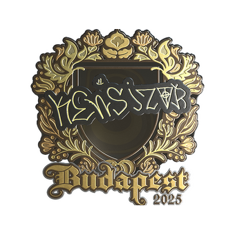 Sticker | kensizor (Gold) | Budapest 2025 CS2 skin