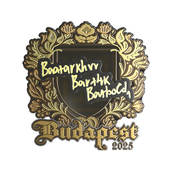 Sticker | Bart4k (Gold) | Budapest 2025 CS2 skin