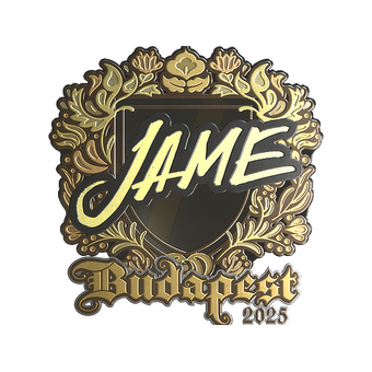Sticker | Jame (Gold) | Budapest 2025 CS2 skin