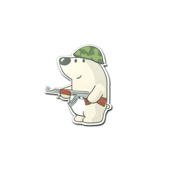 Sticker | Nelu the Bear CS2 skin