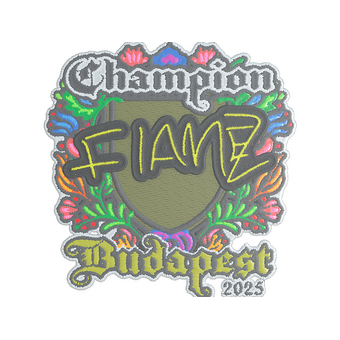 Sticker | FlameZ (Embroidered, Champion) | Budapest 2025 CS2 skin