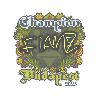 Sticker | FlameZ (Champion) | Budapest 2025 CS2 skin