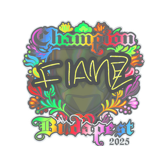 Sticker | FlameZ (Holo, Champion) | Budapest 2025 CS2 skin