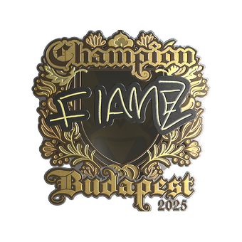 Sticker | FlameZ (Gold, Champion) | Budapest 2025 CS2 skin