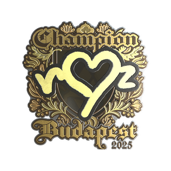 Sticker | ropz (Gold, Champion) | Budapest 2025 CS2 skin