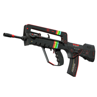 FAMAS | ZX Spectron (Minimal Wear) CS2 skin