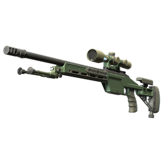 SSG 08 | Green Ceramic (Minimal Wear) CS2 skin