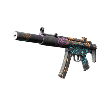 MP5-SD | Neon Squeezer (Battle-Scarred) CS2 skin