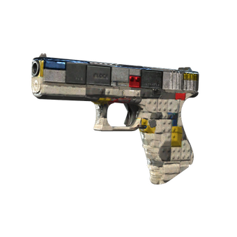 Glock-18 | Block-18 (Battle-Scarred) CS2 skin