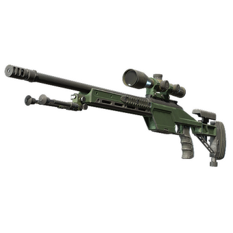 SSG 08 | Green Ceramic (Battle-Scarred) CS2 skin