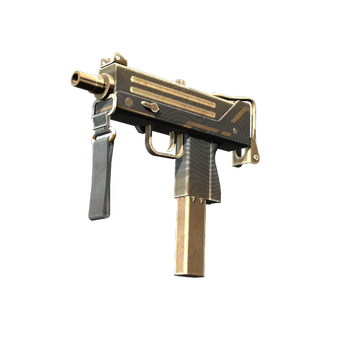 MAC-10 | Echoing Sands (Battle-Scarred) CS2 skin