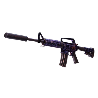 M4A1-S | Black Lotus (Battle-Scarred) CS2 skin