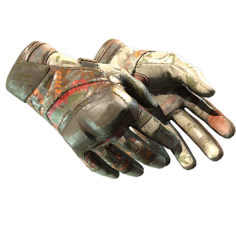 ★ Moto Gloves | POW! (Battle-Scarred) CS2 skin
