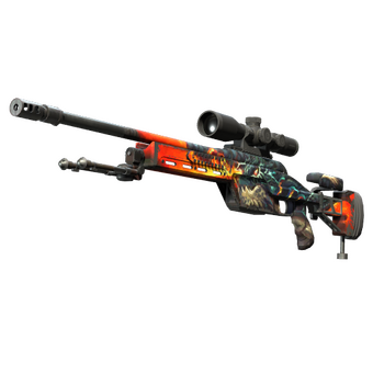 SSG 08 | Dragonfire (Field-Tested) CS2 skin