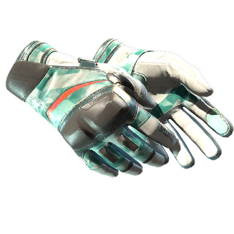 ★ Moto Gloves | Spearmint (Field-Tested) CS2 skin
