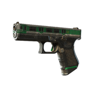 Glock-18 | Green Line (Battle-Scarred) CS2 skin
