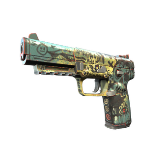 Five-SeveN | Scrawl (Well-Worn) CS2 skin
