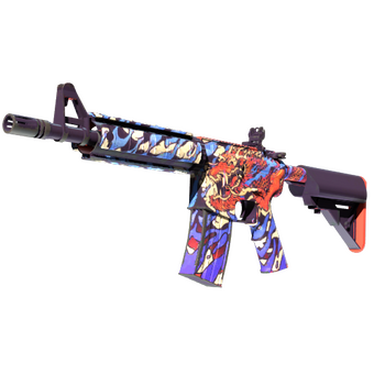 M4A4 | 龍王 (Dragon King) (Minimal Wear) CS2 skin
