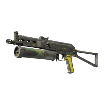 StatTrak™ PP-Bizon | Jungle Slipstream (Battle-Scarred) CS2 skin
