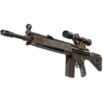 G3SG1 | Red Jasper (Battle-Scarred) CS2 skin
