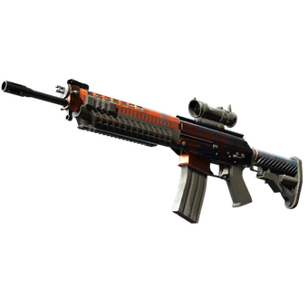 SG 553 | Danger Close (Field-Tested) CS2 skin