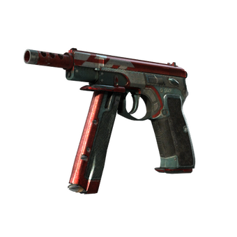 CZ75-Auto | Red Astor (Battle-Scarred) CS2 skin