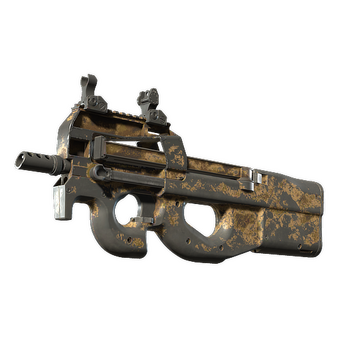 P90 | Desert Halftone (Battle-Scarred) CS2 skin