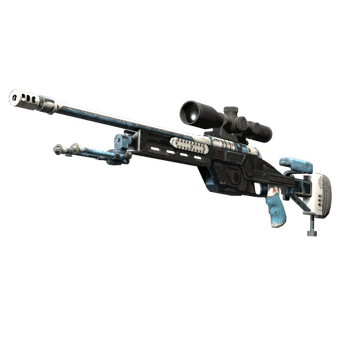 SSG 08 | Ghost Crusader (Well-Worn) CS2 skin