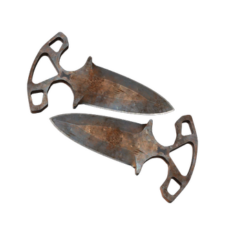 ★ Shadow Daggers | Rust Coat (Battle-Scarred) CS2 skin