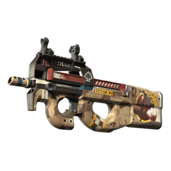 P90 | Randy Rush (Well-Worn) CS2 skin