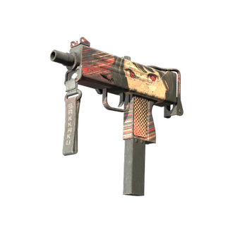 StatTrak™ MAC-10 | Sakkaku (Battle-Scarred) CS2 skin