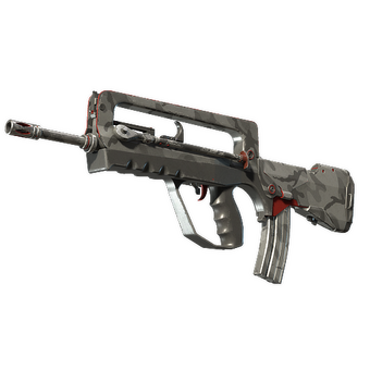 FAMAS | Grey Ghost (Well-Worn) CS2 skin
