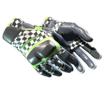 ★ Moto Gloves | Finish Line (Minimal Wear) CS2 skin