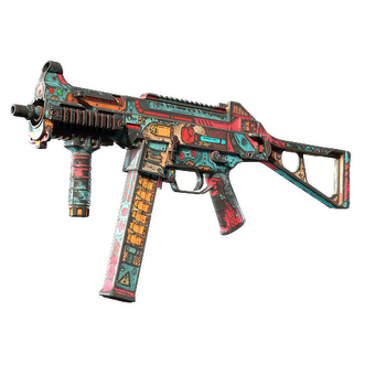 StatTrak™ UMP-45 | K.O. Factory (Battle-Scarred) CS2 skin