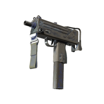 MAC-10 | Storm Camo (Battle-Scarred) CS2 skin