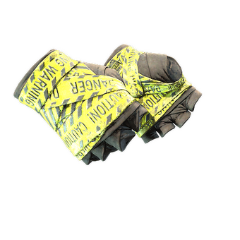 ★ Hand Wraps | CAUTION! (Battle-Scarred) CS2 skin