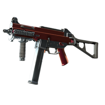 UMP-45 | Crimson Foil (Well-Worn) CS2 skin