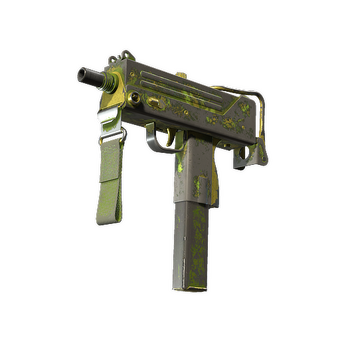 MAC-10 | Acid Hex (Battle-Scarred) CS2 skin