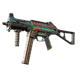 UMP-45 | Late Night Transit (Battle-Scarred) CS2 skin