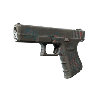 Glock-18 | Teal Graf (Battle-Scarred) CS2 skin