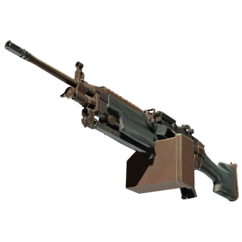 Souvenir M249 | Submerged (Battle-Scarred) CS2 skin