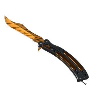 ★ Butterfly Knife | Tiger Tooth (Factory New) CS2 skin