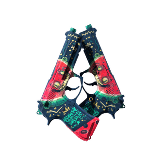 StatTrak™ Dual Berettas | Melondrama (Minimal Wear) CS2 skin
